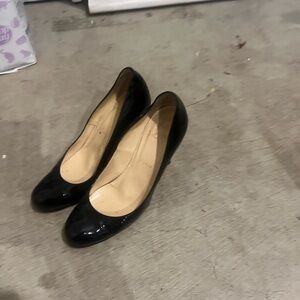 Christian Louboutin 37 simple round toe Black Women's high heel stiletto